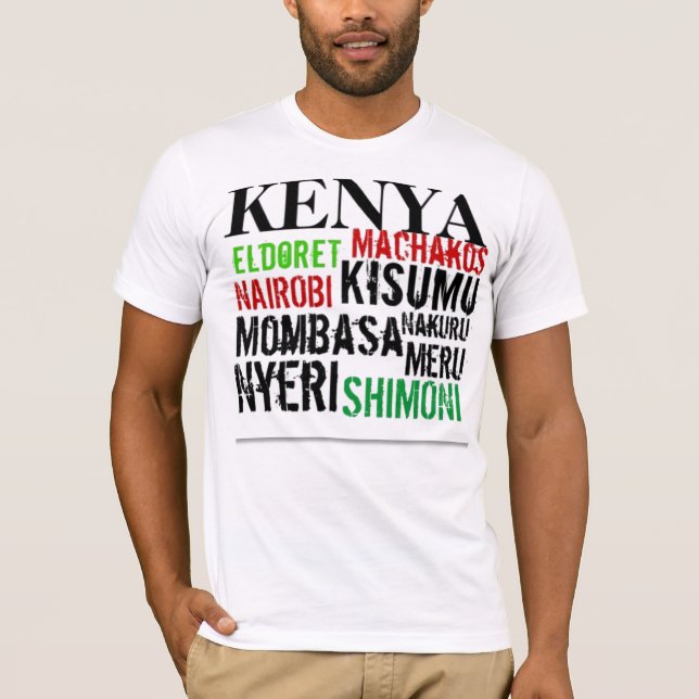 T-shirt Coutume d'Africankoko Kenya (Devant)