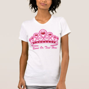 T-shirt Coutume de couronne de beauté