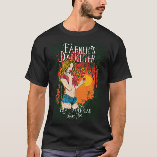 T-shirt Coutume de la fille de l'agriculteur