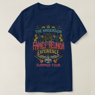 T-shirt Coutume de logo de concert de bande de la Réunion