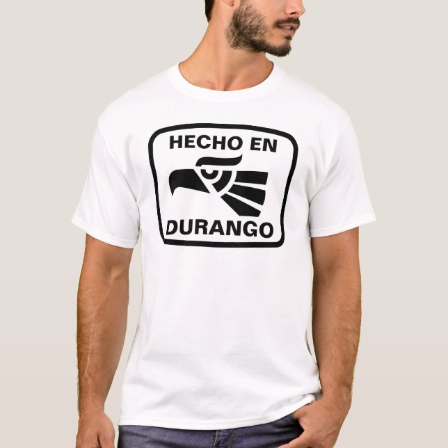T-shirt Coutume de personalizado d'en Durango de Hecho (Devant)
