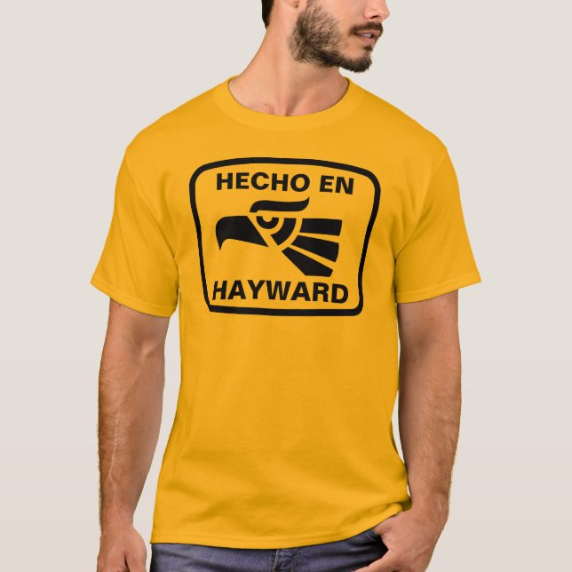 T-shirt Coutume de personalizado d'en Hayward de Hecho (Devant)
