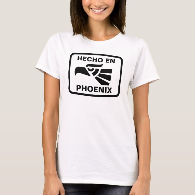 T-shirt Coutume de personalizado d'en Phoenix de Hecho (Devant)