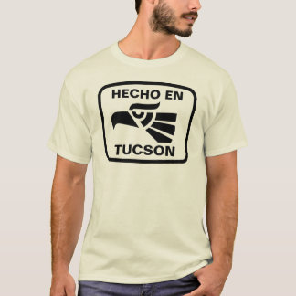 T-shirt Coutume de personalizado d'en Tucson de Hecho