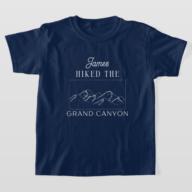 T-shirt coutume j'ai randonné le grand canyon drôle randon (Poser)