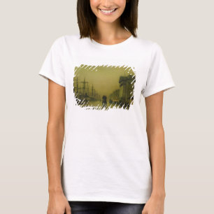 T-shirt Coutumes H de docks de John Atkinson Grimshaw  