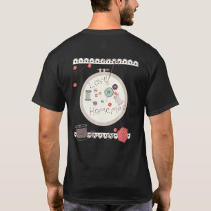 T-shirt Couture Boutons Couturière Tissu Fil Amour Créatif