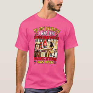 T-shirt Couture pour femmes Fabric Crazy Quilt Lady Craft