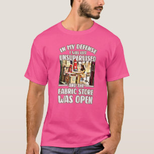 T-shirt Couture pour femmes Fabric Crazy Quilt Lady Craft 