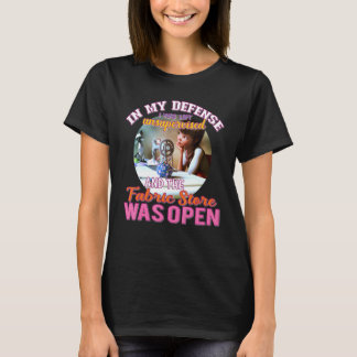 T-shirt Couture pour femmes tissu lady quilt fou artisanat
