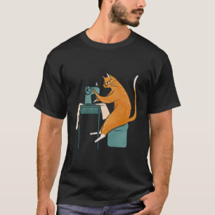 T-shirt Couture vintage de chat