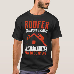 T-shirt Couvercle pour éviter les blessures Ne me dites pa