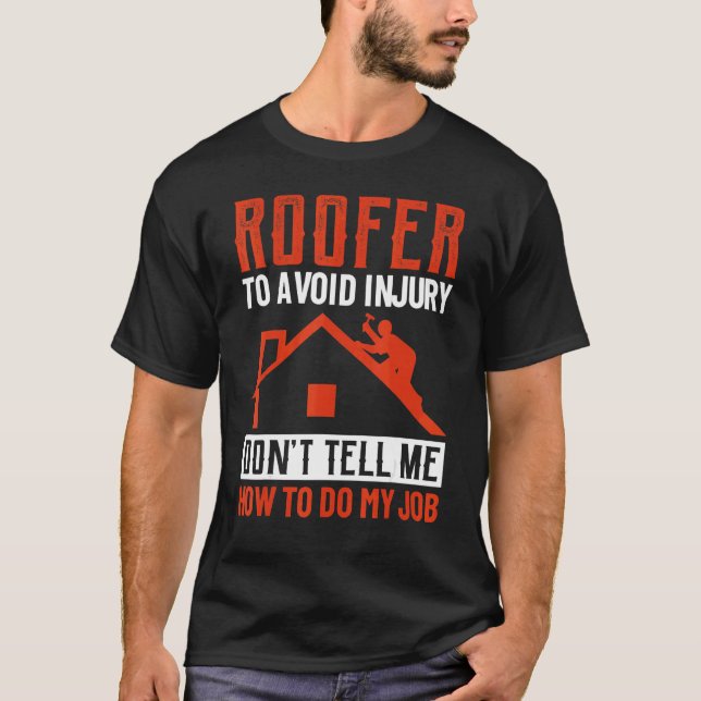 T-shirt Couvercle pour éviter les blessures Ne me dites pa (Devant)
