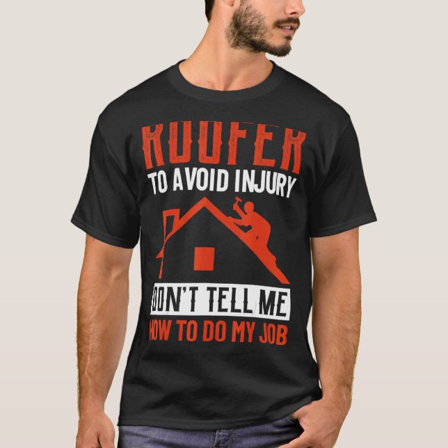T-shirt Couvercle pour éviter les blessures Ne me dites pa (Devant)
