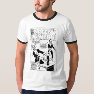 T-shirt Couvercle vert et Sinestro, noir et blanc