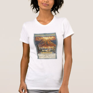 T-shirt Couvercle Vintage Volcan Roaring