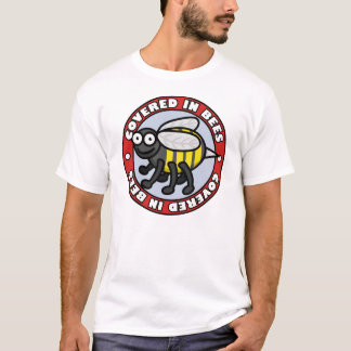 T-shirt Couvert dans la chemise 2 des abeilles 2