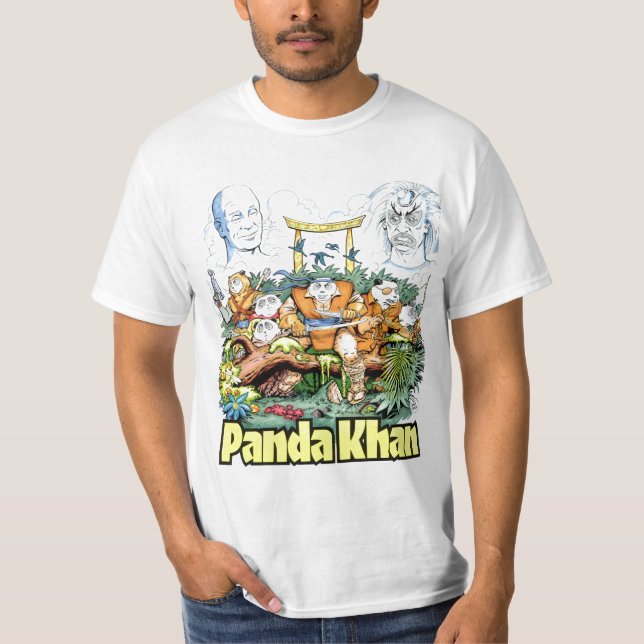 T-shirt couverture #1 arrière khan de panda (Devant)