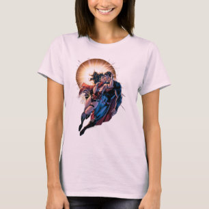 T-shirt Couverture comique de la Ligue de Justice #12 Vari