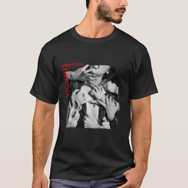 T-shirt Couverture d'album vicieux Halestorm (Devant)
