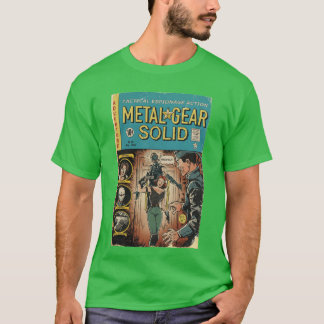 T-shirt couverture de bande dessinée d'art de fan de Metal