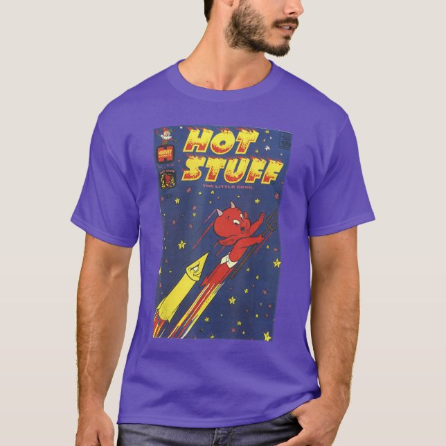 T-shirt Couverture de bande dessinée drôle de Hot Stuff St (Devant)