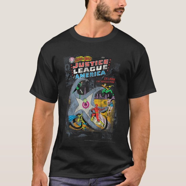 T-shirt Couverture de comic DC Comics Justice League Starr (Devant)