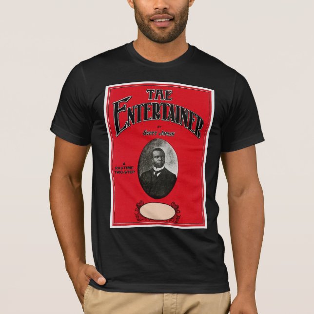 T-shirt Couverture de feuille de chanson de Scott Joplin (Devant)