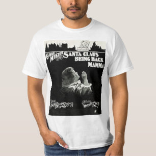 T-shirt Couverture de la feuille de la chanson de Noël