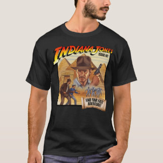 T-shirt Couverture de livre d'aventure Indiana Jones Trouv
