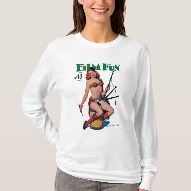 T-shirt Couverture de magazine d'amusement de film 6 (Devant)