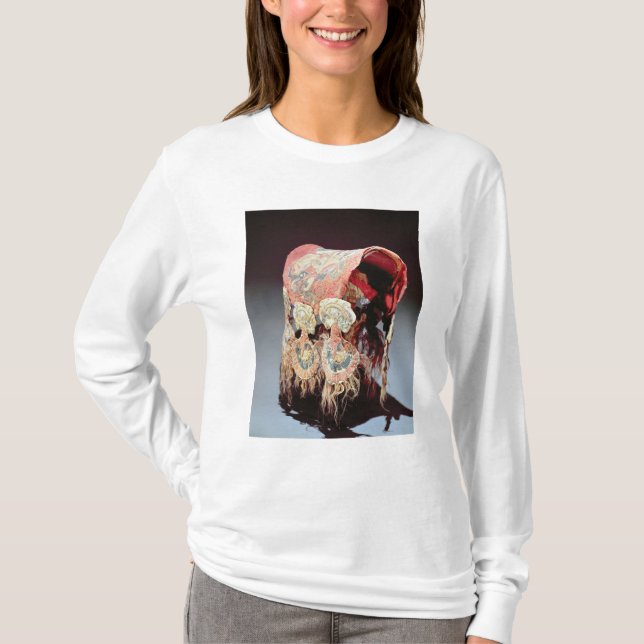 T-shirt Couverture de selle avec des griffons attaquant (Devant)