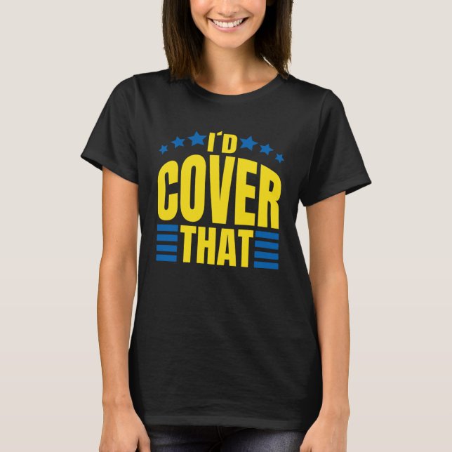 T-shirt Couverture D'Id De L'Agent D'Assurance Medicare (Devant)