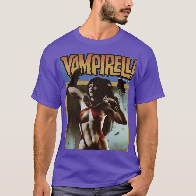 T-shirt Couverture du magazine pulp Vampirella Saturnalia  (Devant)