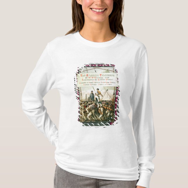 T-shirt Couverture "du télégraphe atlantique" par William (Devant)