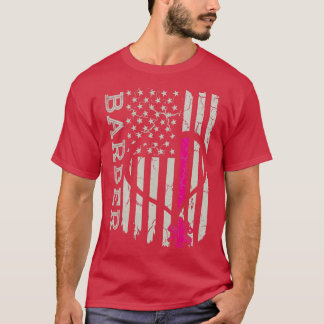 T-shirt Couverture en barbre du drapeau américain