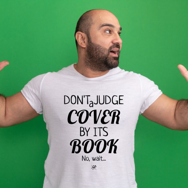 T-shirt Couverture & livre disant blague v3 (Créateur téléchargé)