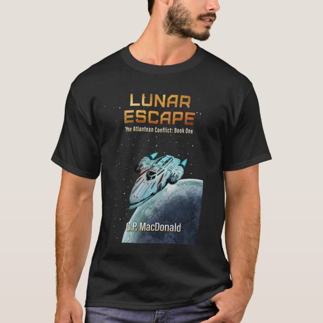 T-shirt Couverture lunaire d'évasion, la série Atlantean (Devant)