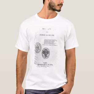 T-shirt Couverture, première édition de 'Les Fleurs du