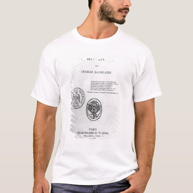 T-shirt Couverture, première édition de 'Les Fleurs du (Devant)