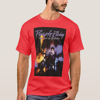 T-shirt Couverture Purple Rain Film Musical Rock rétro