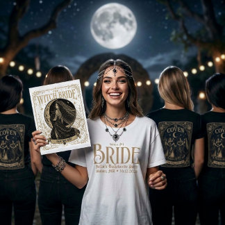 T-shirt Coven de mariée de Salem sur mesure