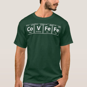 T-shirt Covfefe CoVFeFe Éléments périodiques Orthographe