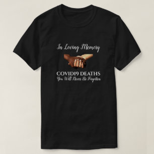 T-shirt COVID19 En Mémoire Amoureuse, noir