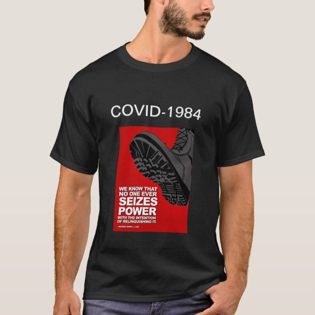 T-shirt COVID-19, c'est CONTROL (Devant)