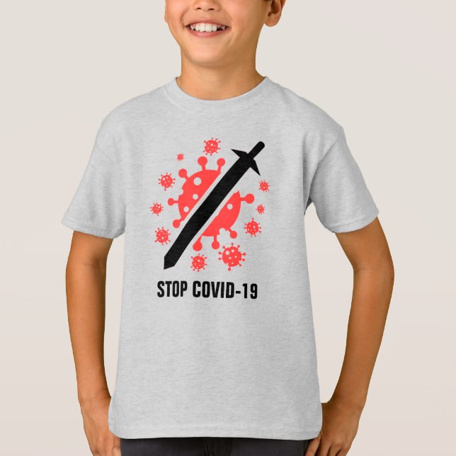 T-shirt COVID-19 Garçons Tee (Devant)