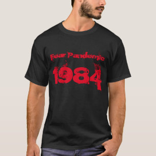 T-shirt Covid à la panique masculin 1984