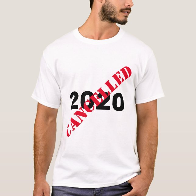 T-shirt Covid annulé 2020 (Devant)