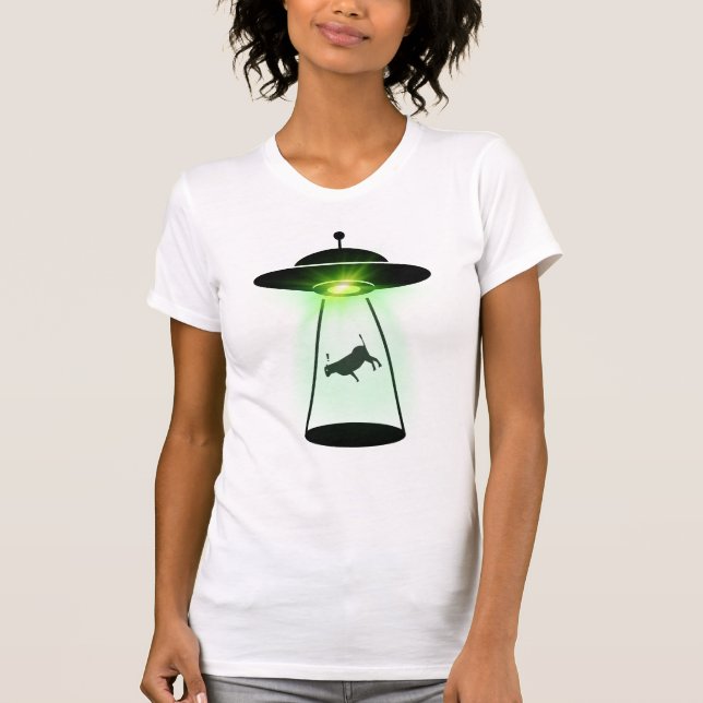 T-shirt Cow Abduction (Devant)