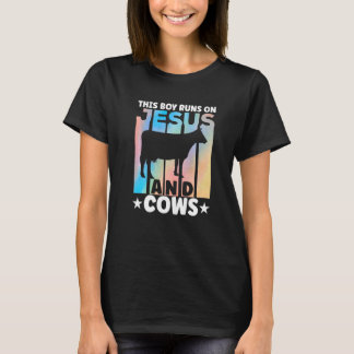 T-shirt Cow Apparel Farmer Cows Lover for Boys Premium